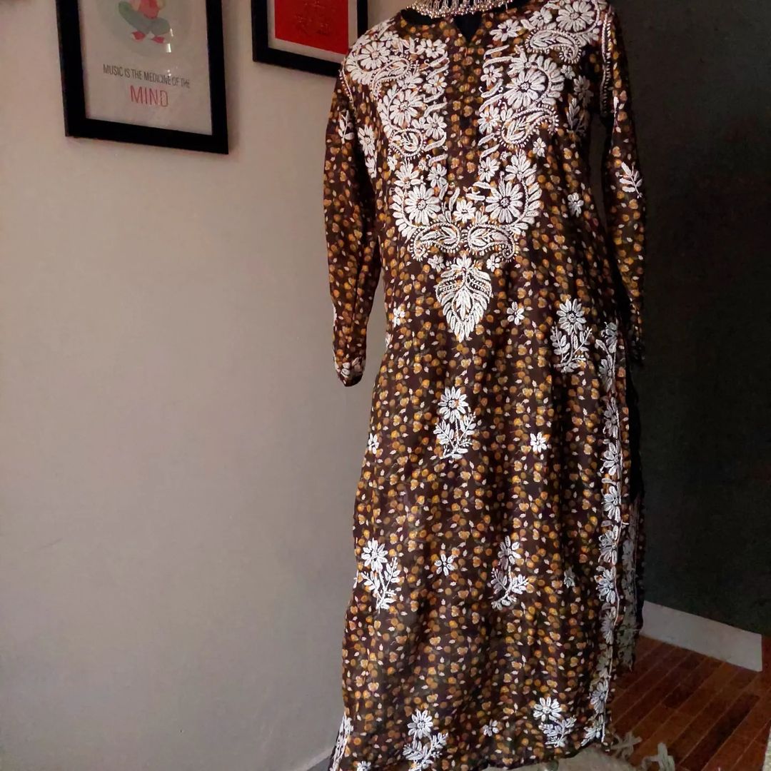 Chikankari kurti (kota)