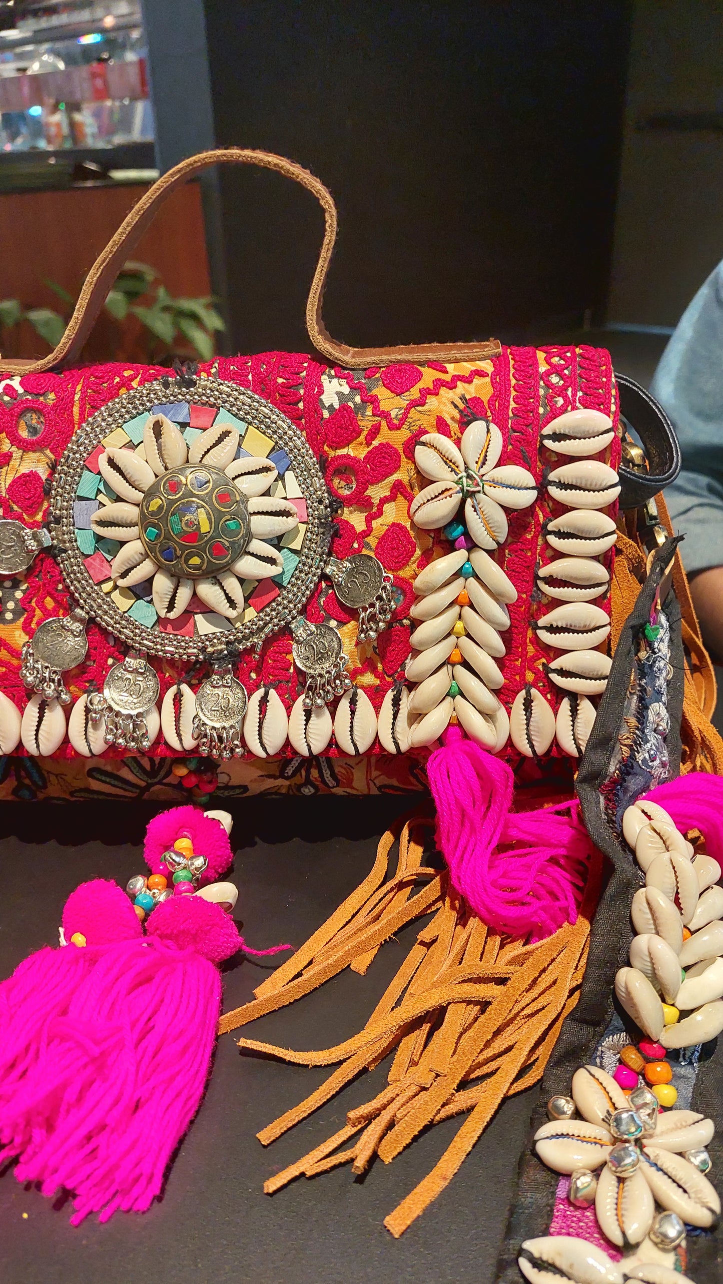 Boho sling bag
