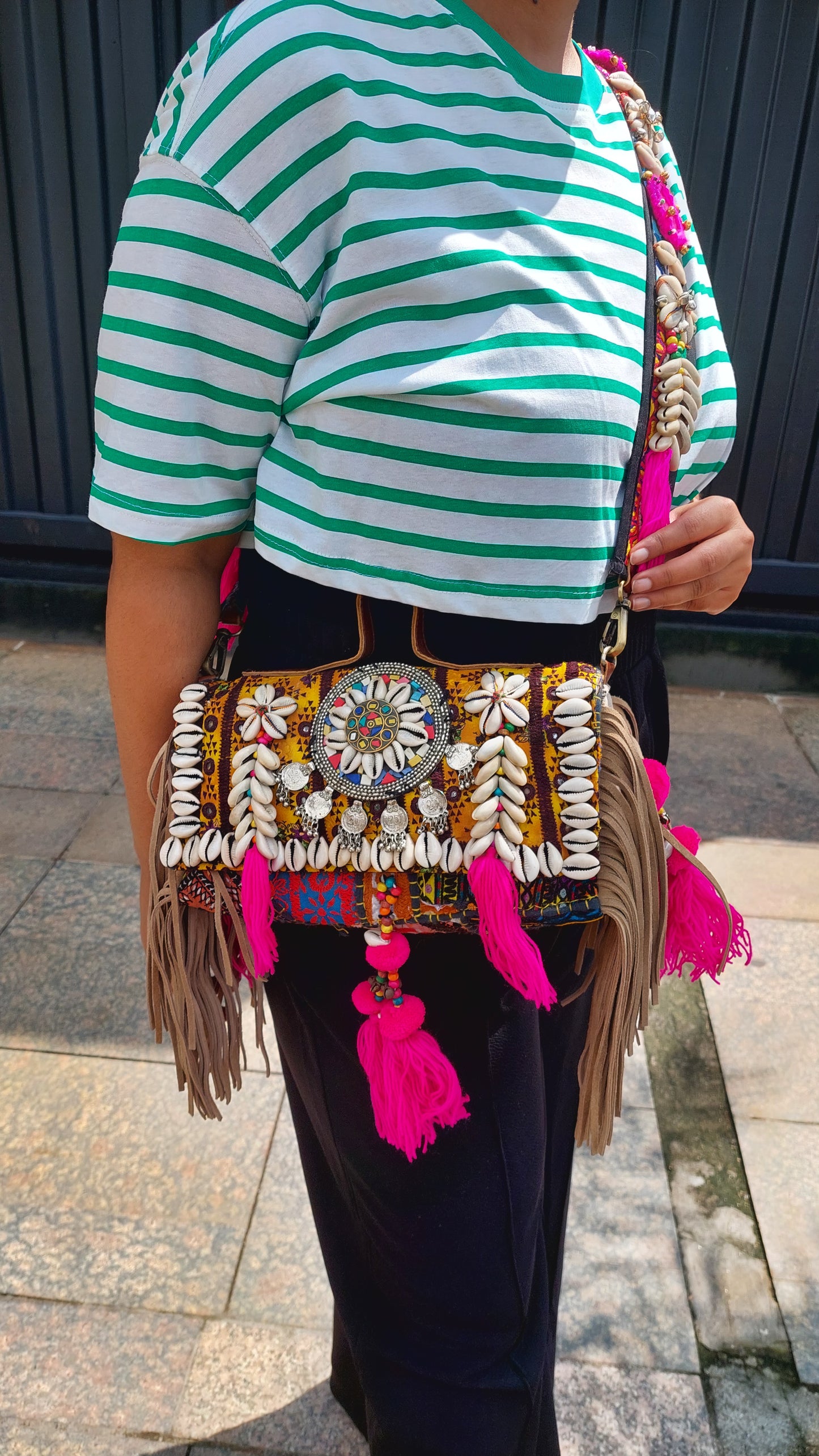 Boho sling bag