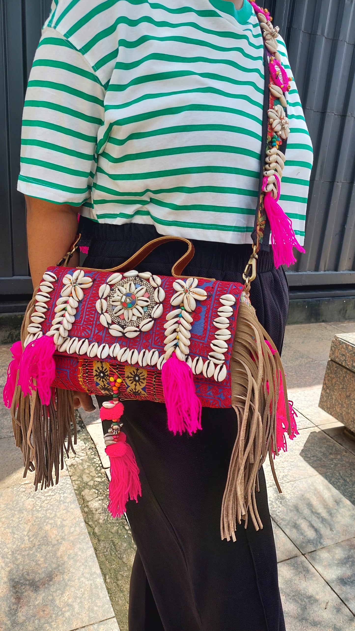 Boho sling bag