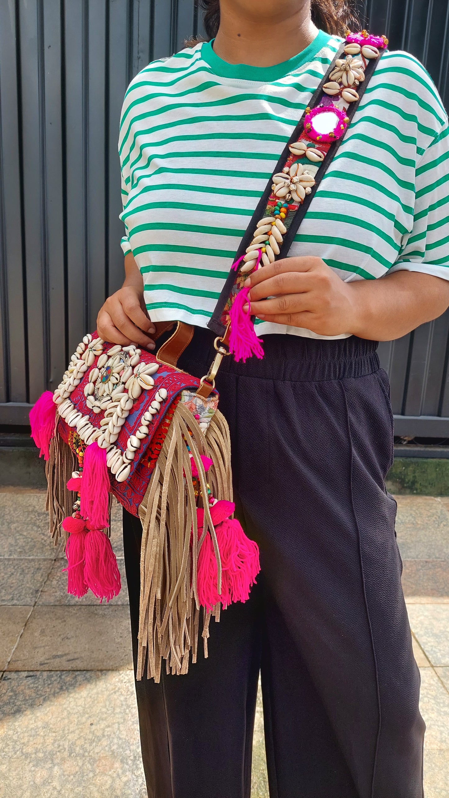 Boho sling bag