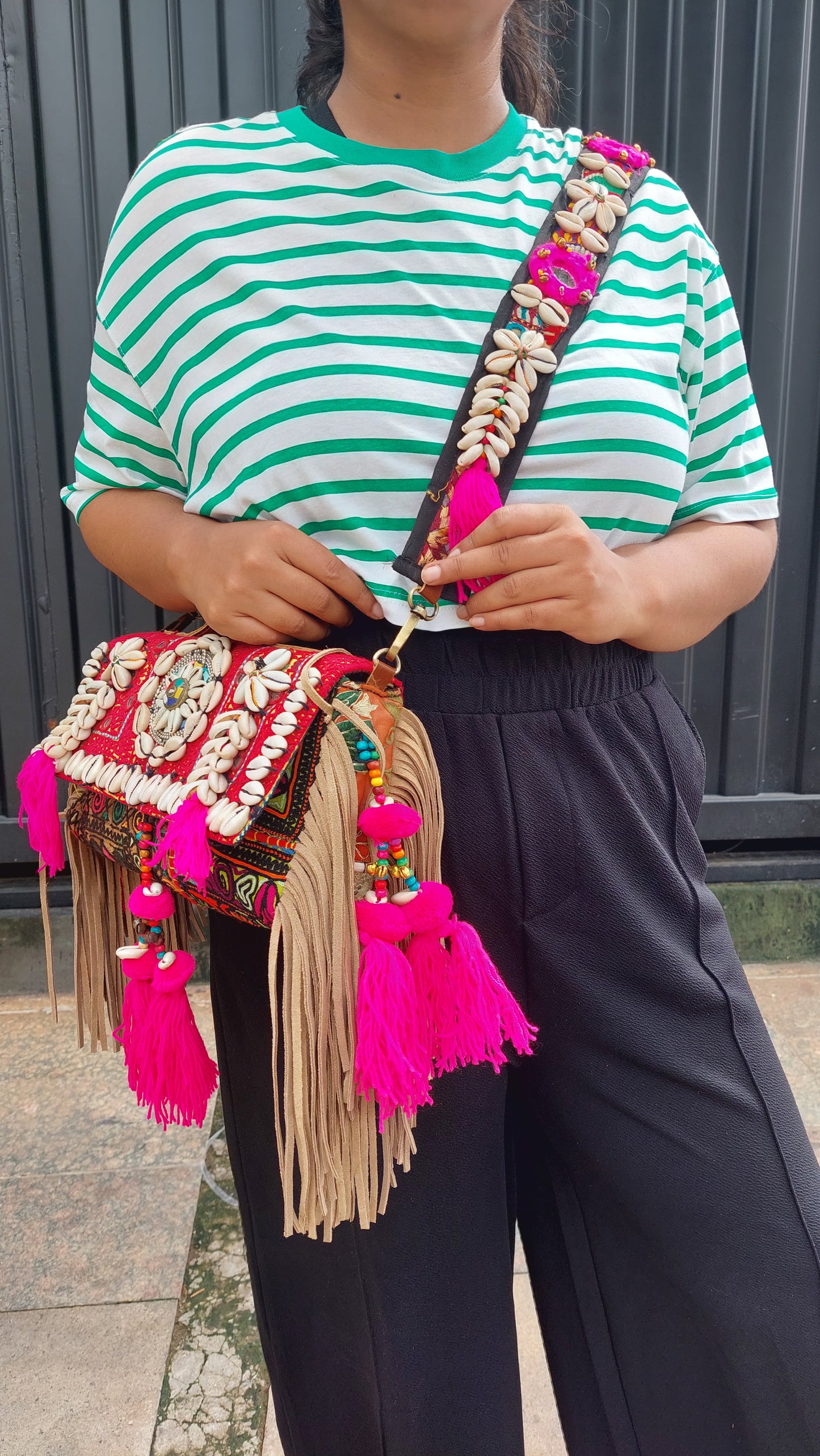 Boho sling bag