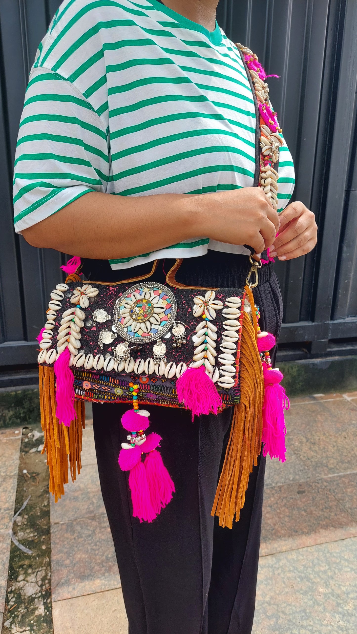 Boho sling bag