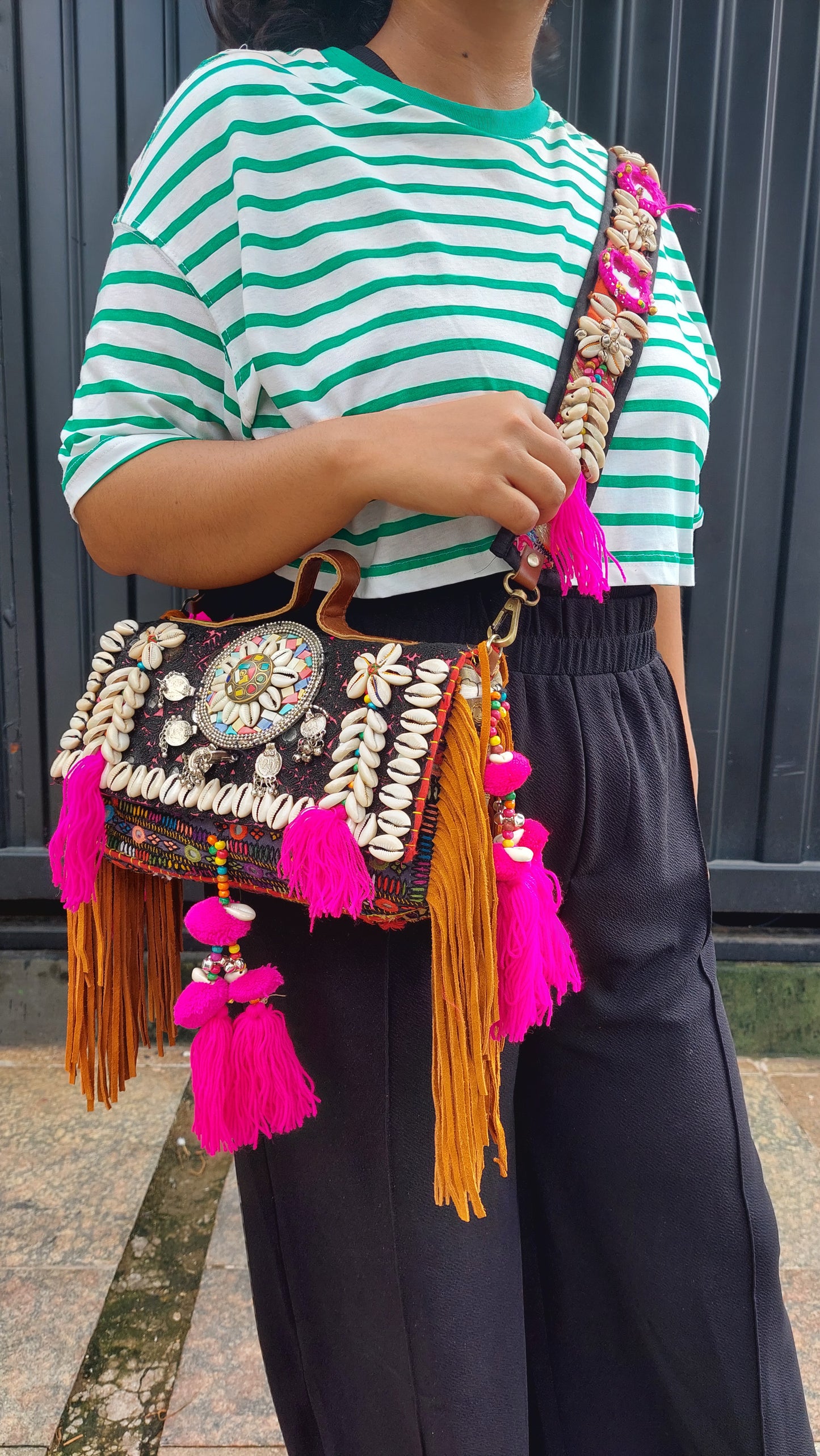 Boho sling bag