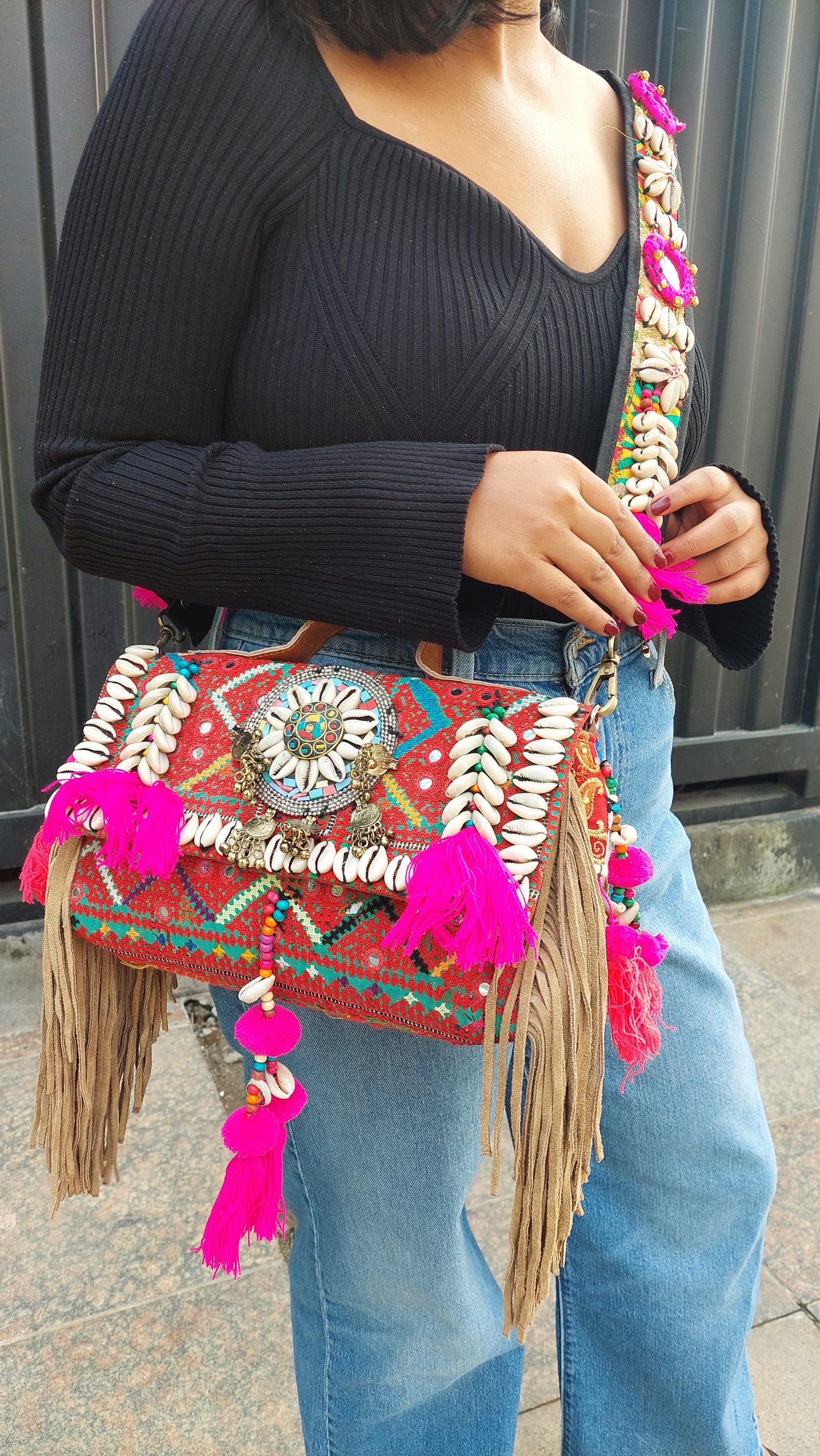 Boho sling bag