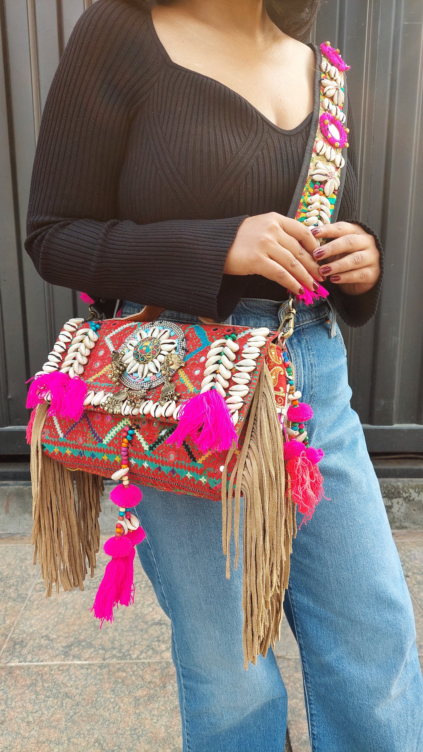 Boho sling bag