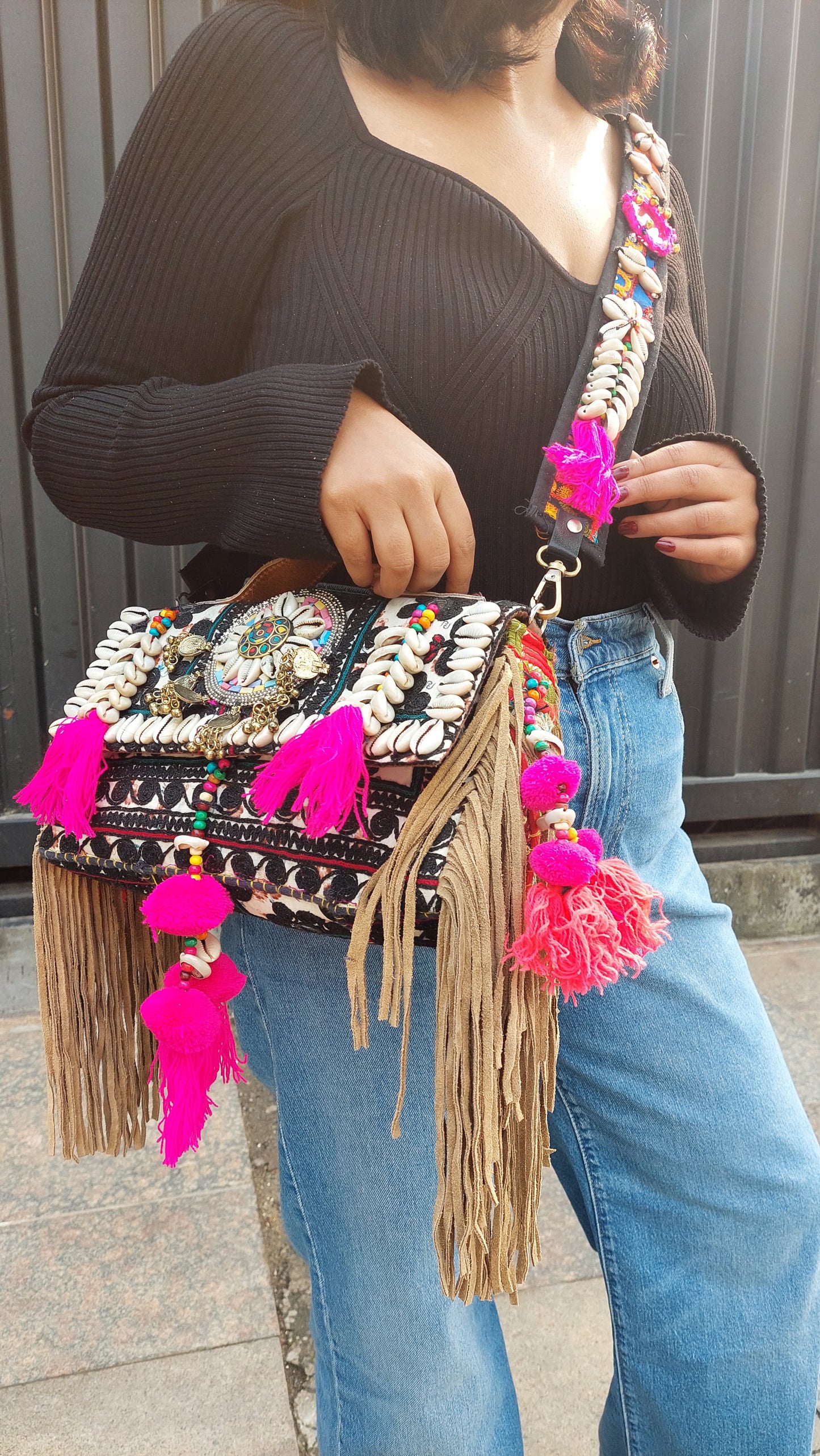 Boho sling bag