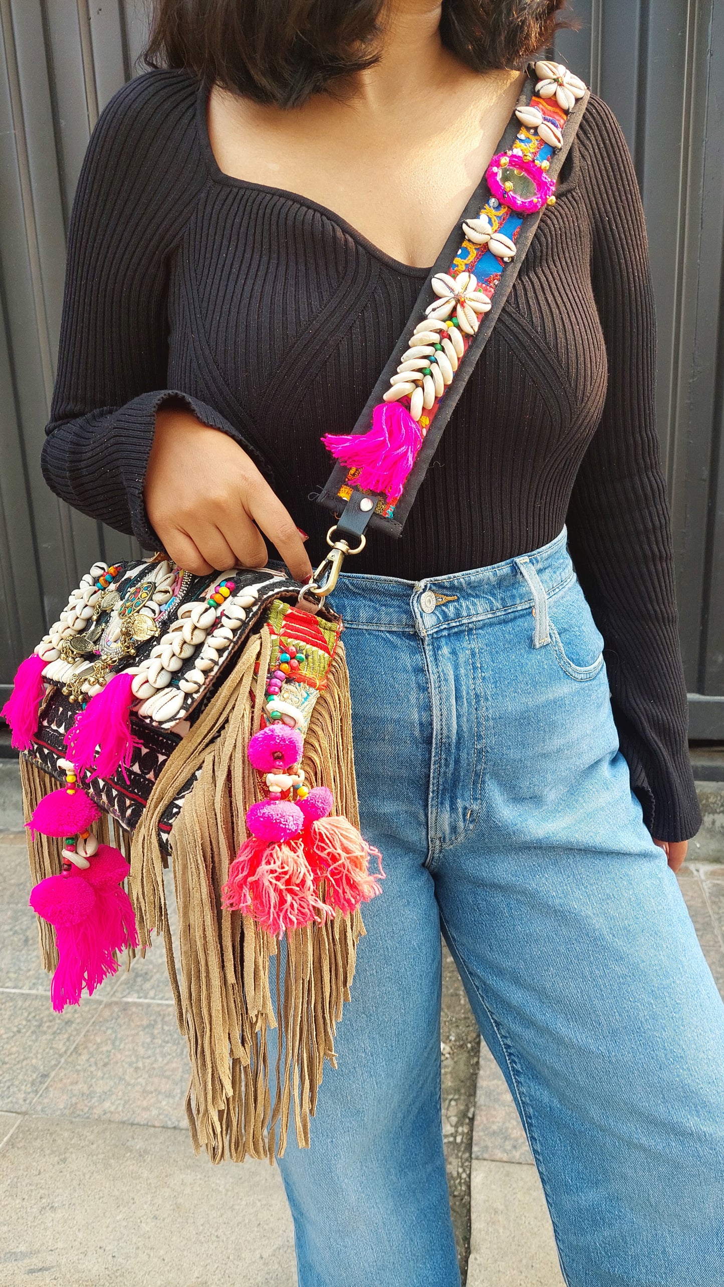 Boho sling bag