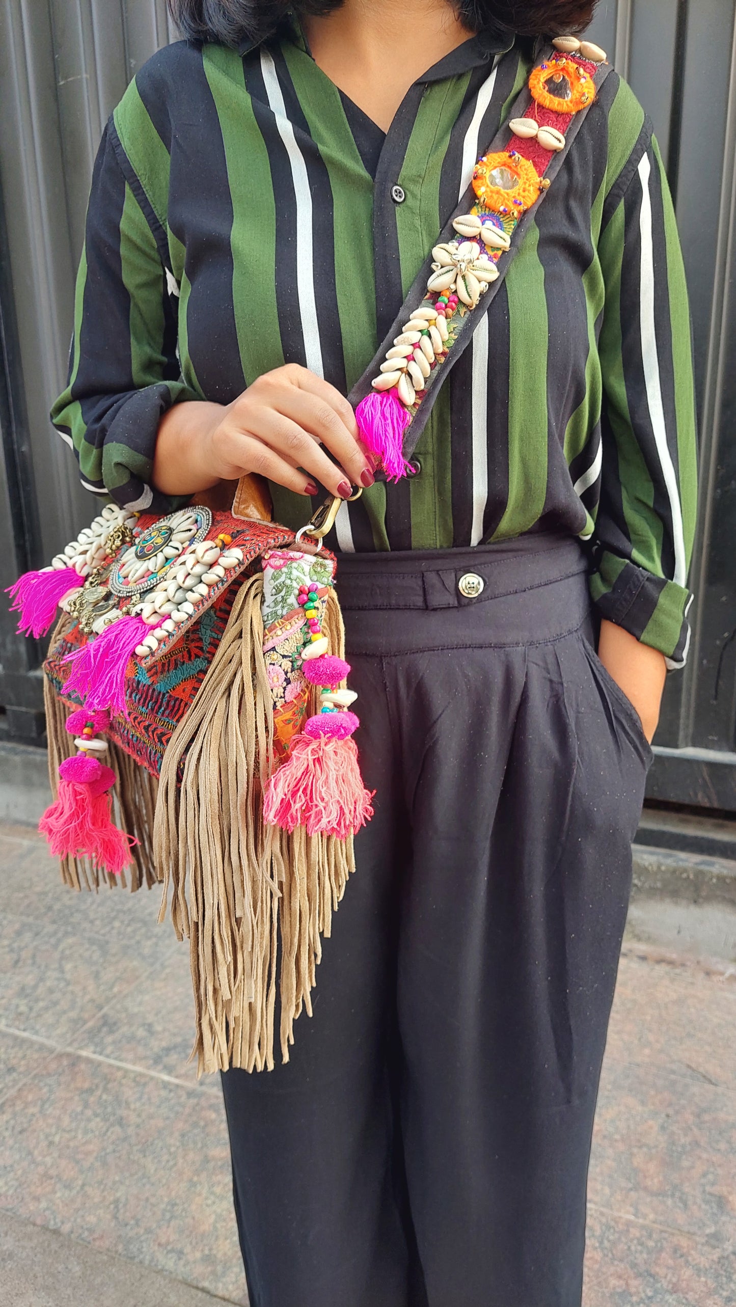 Boho sling bag