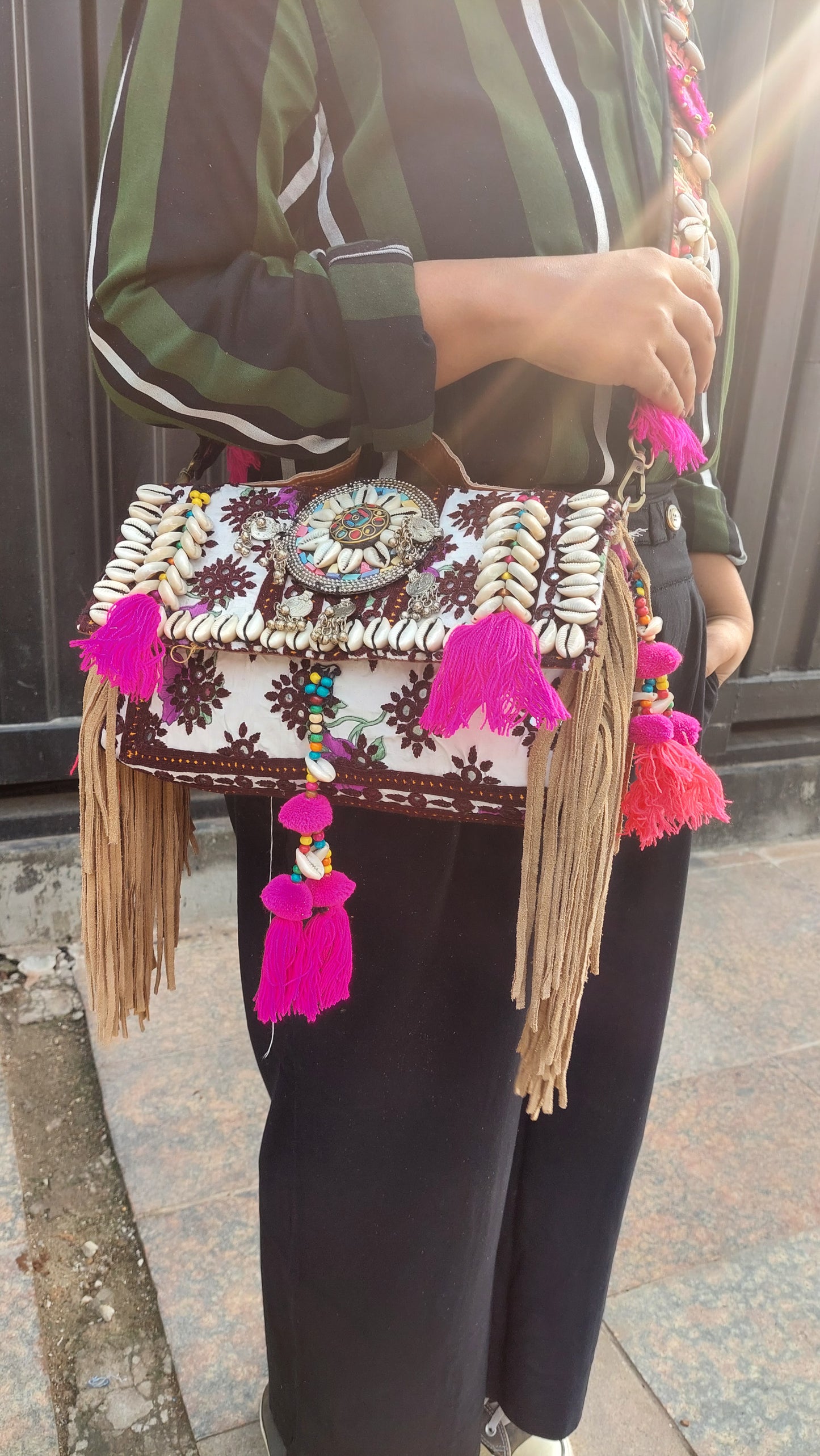 Boho sling bag