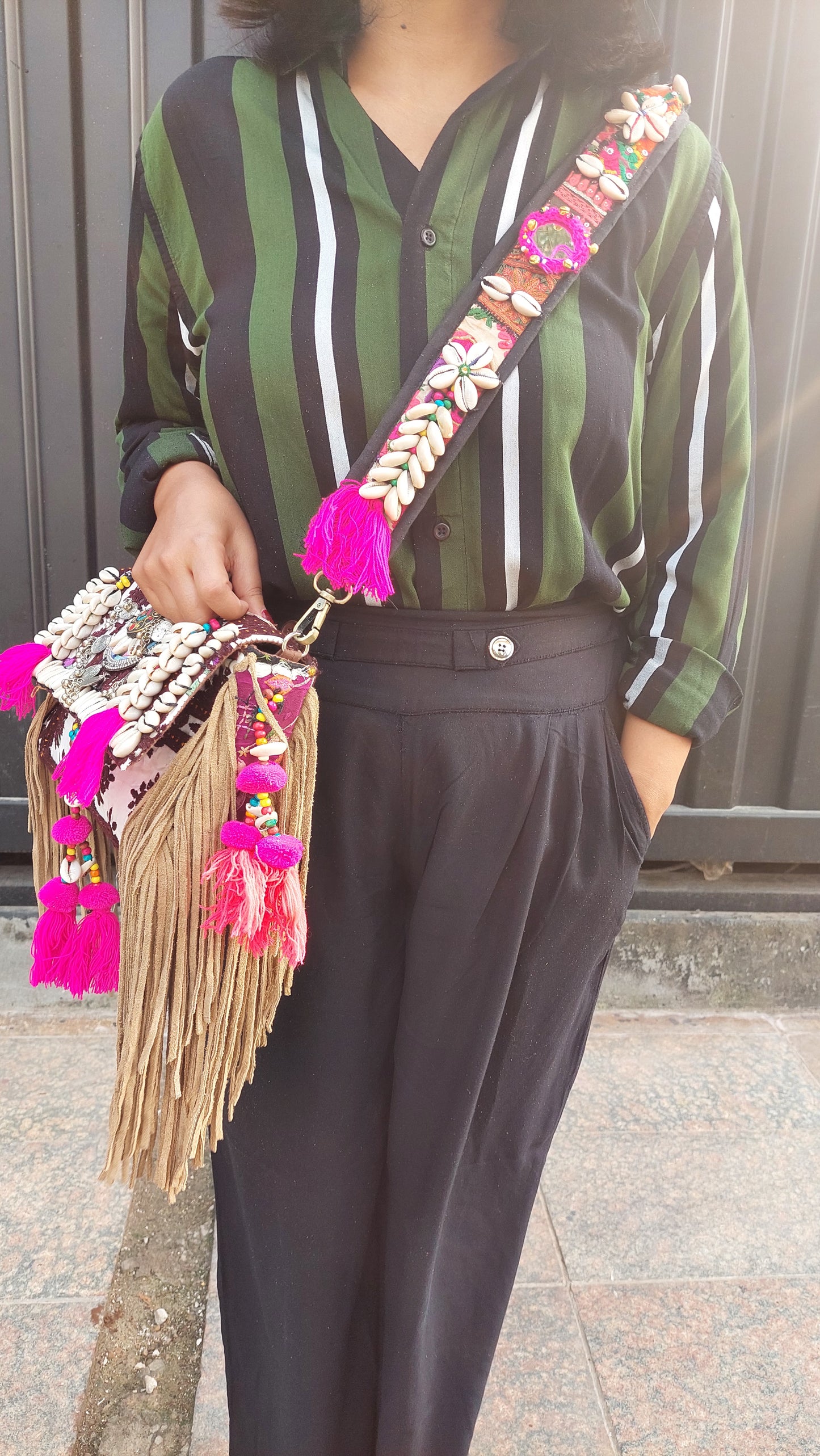 Boho sling bag