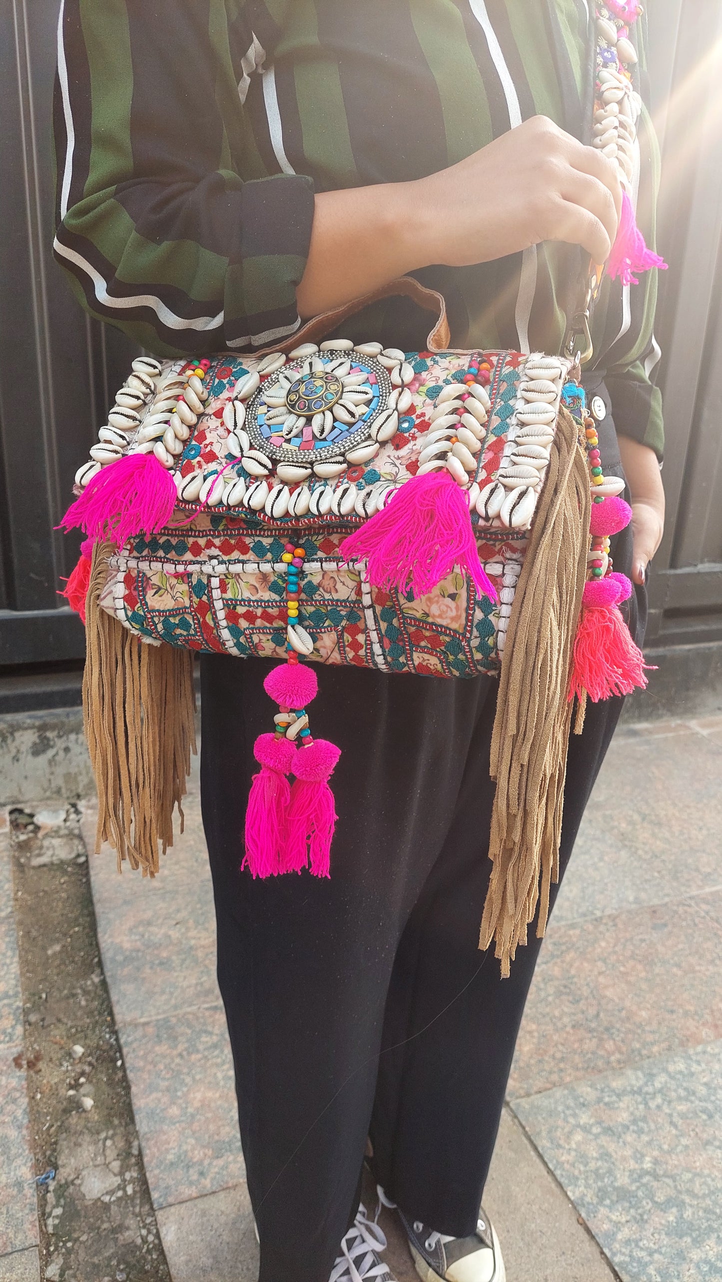 Boho sling bag