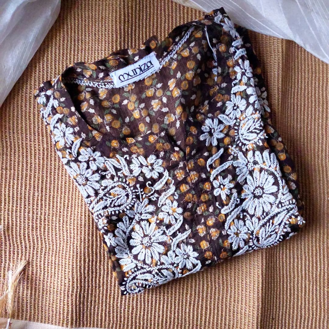 Chikankari kurti (kota)