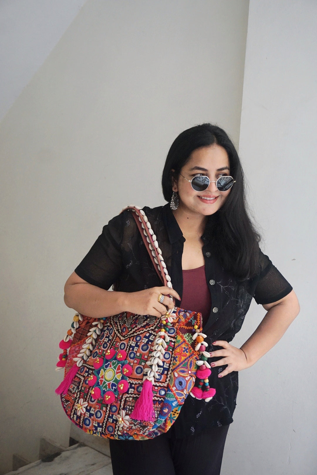Boho tote bag