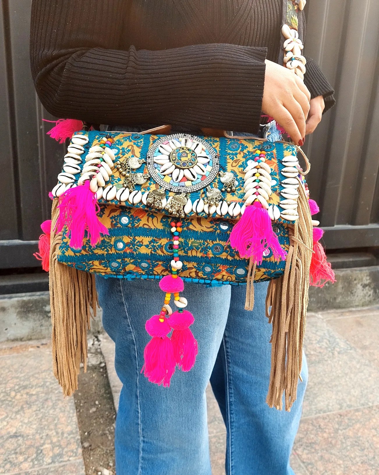 Boho sling bag