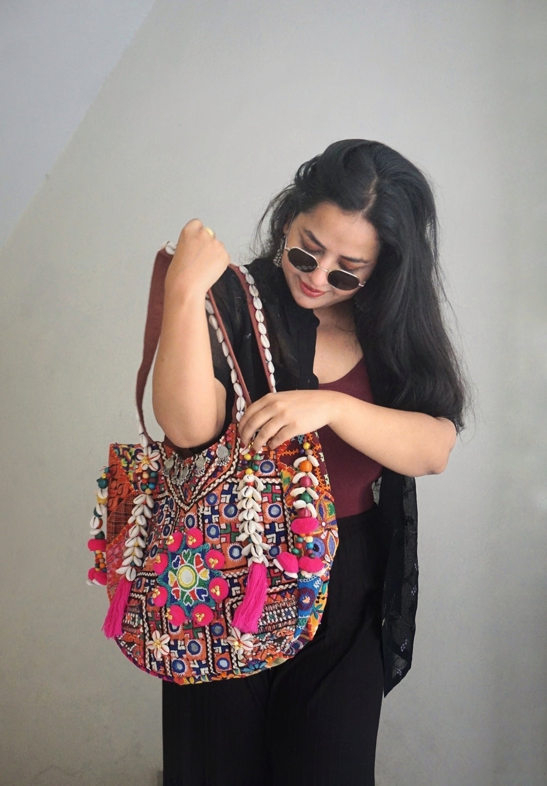 Boho tote bag
