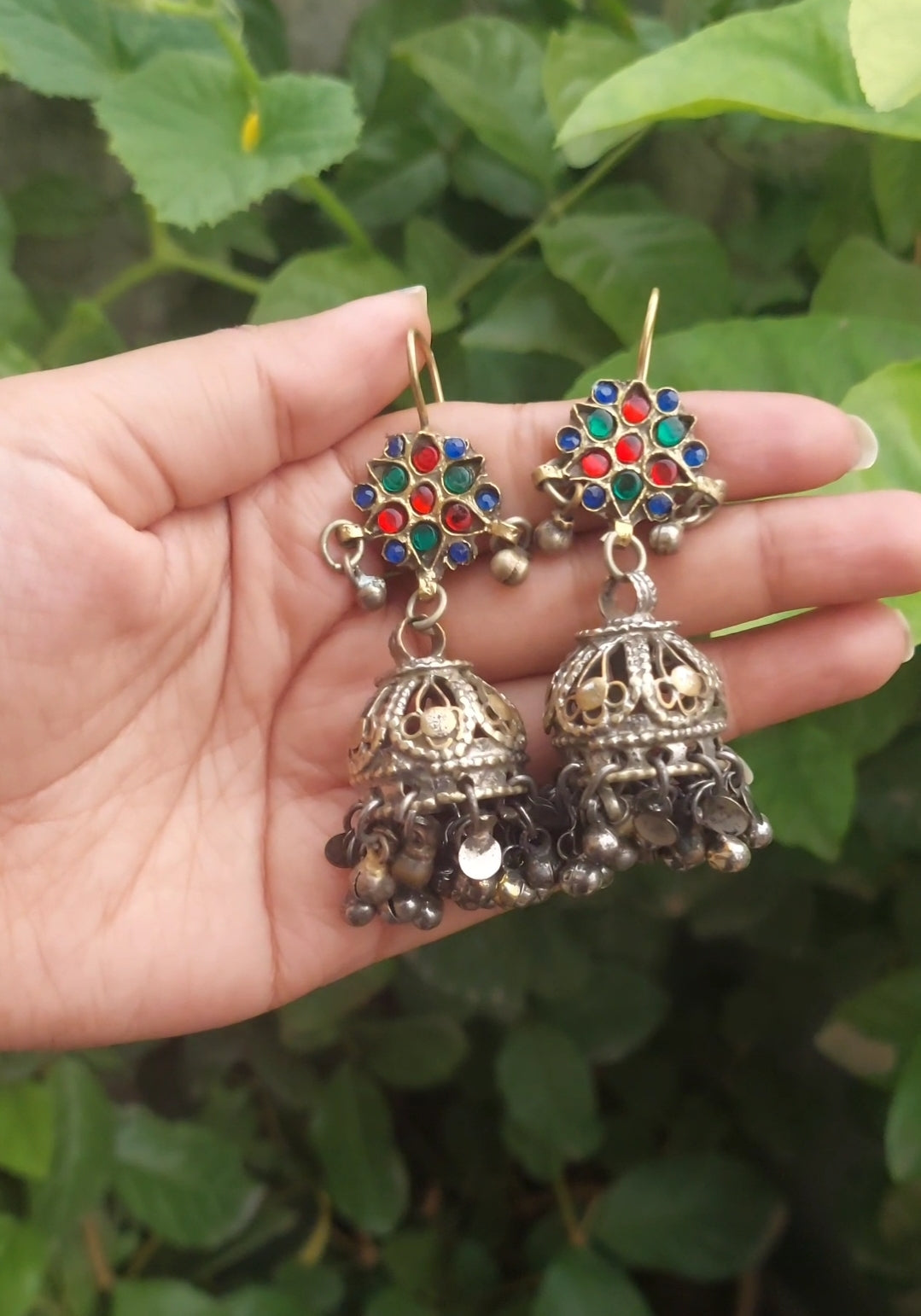 Afghani jhumkas