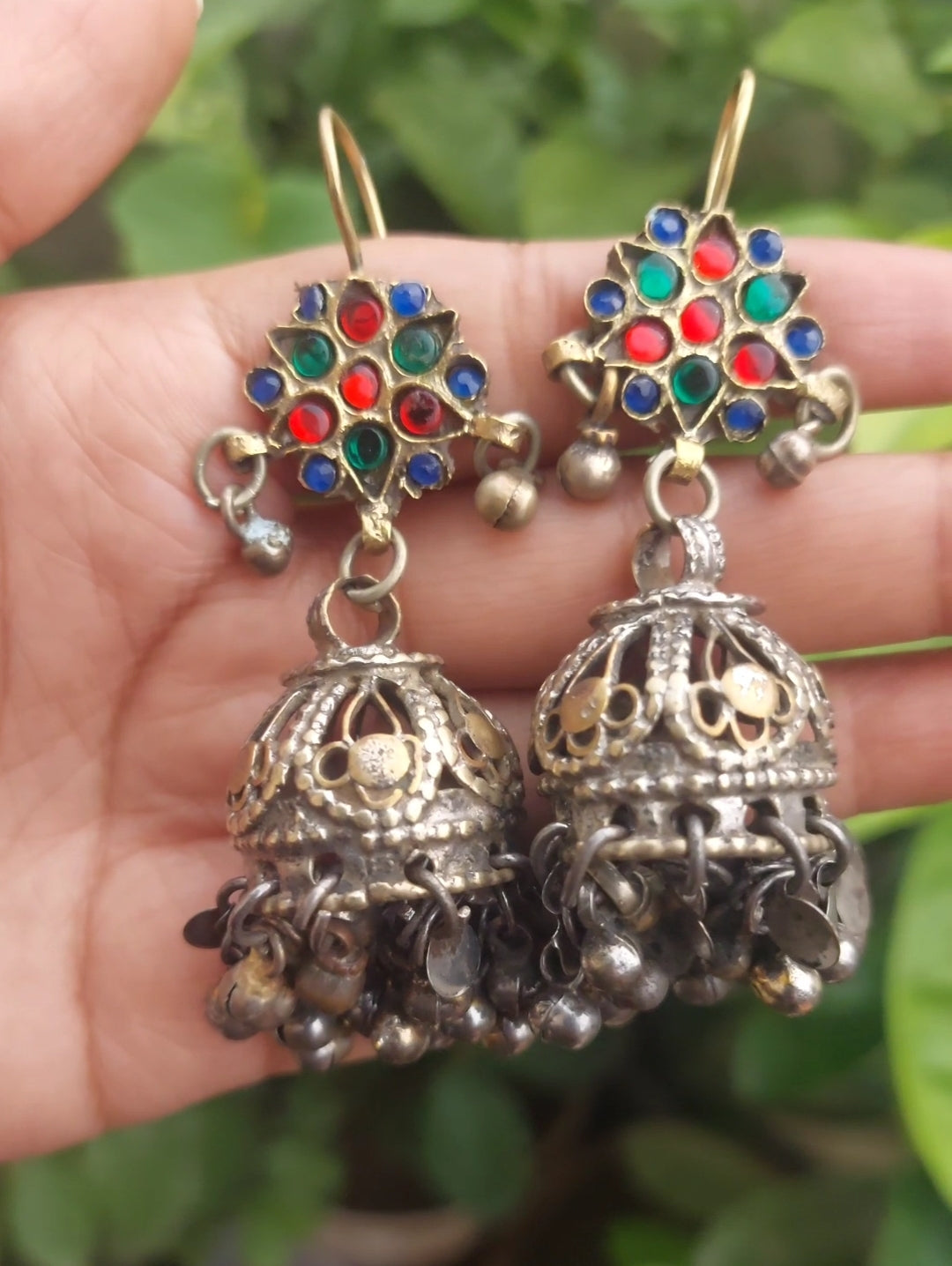 Afghani jhumkas