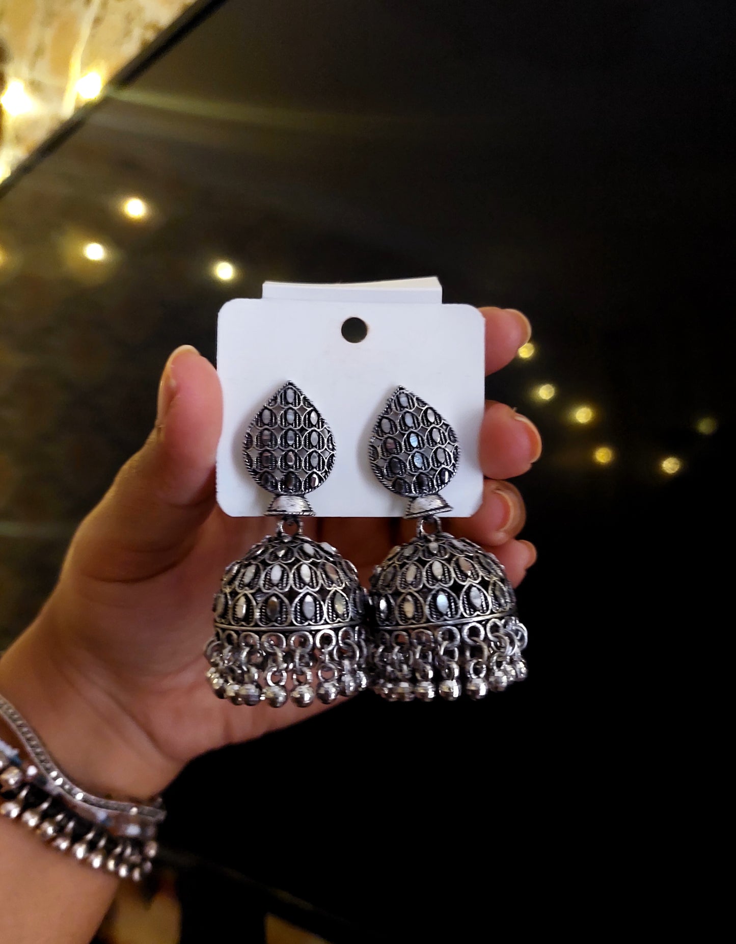 Oxidized jhumki