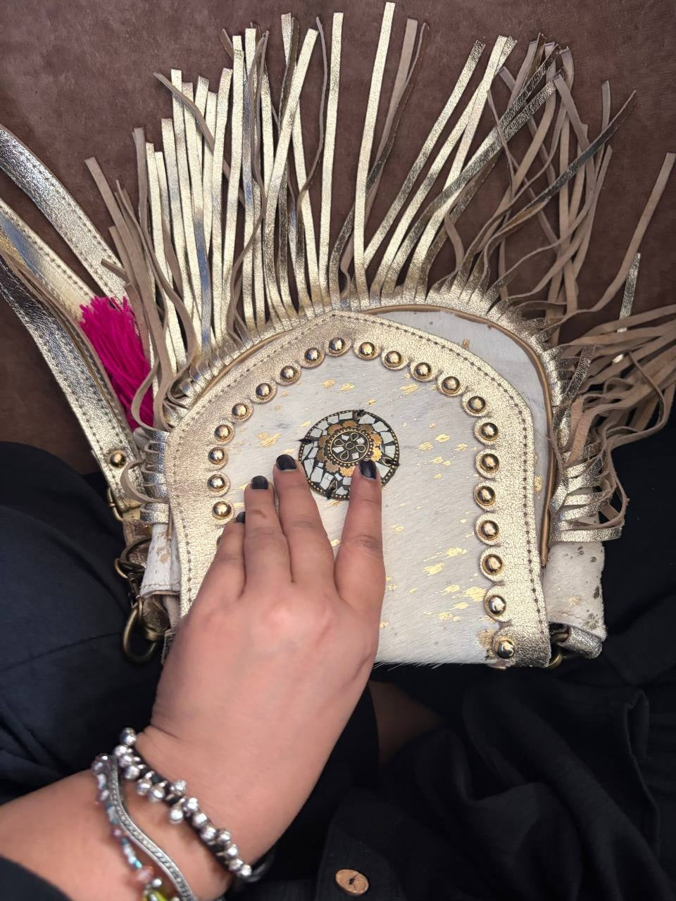 Tassels sling bag