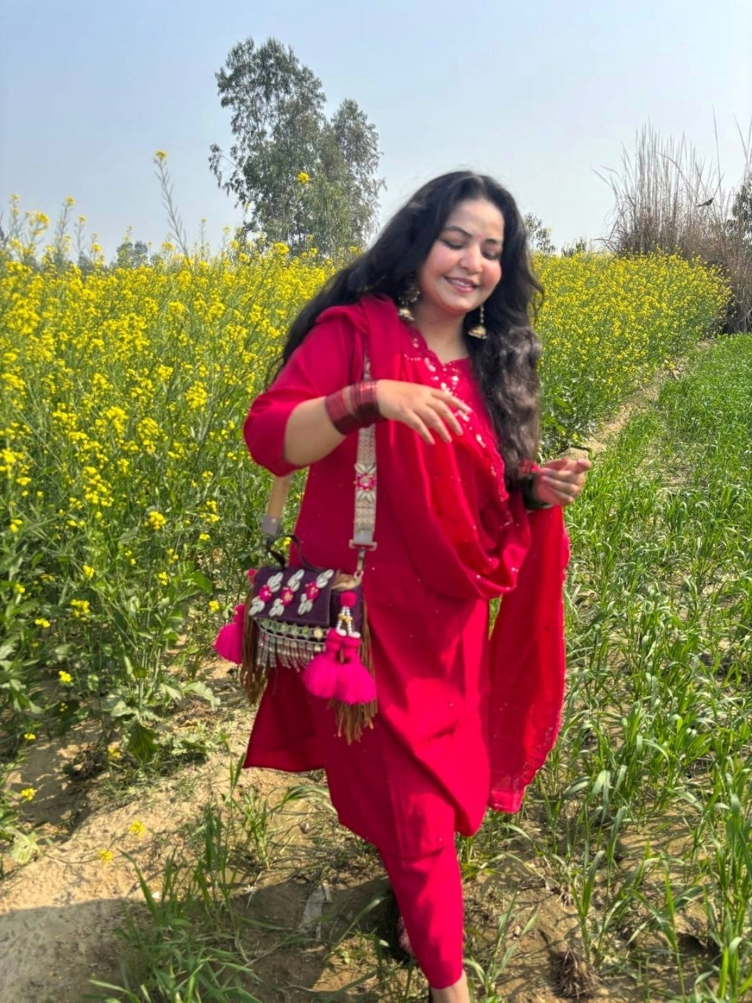 Boho sling bag ( small size)