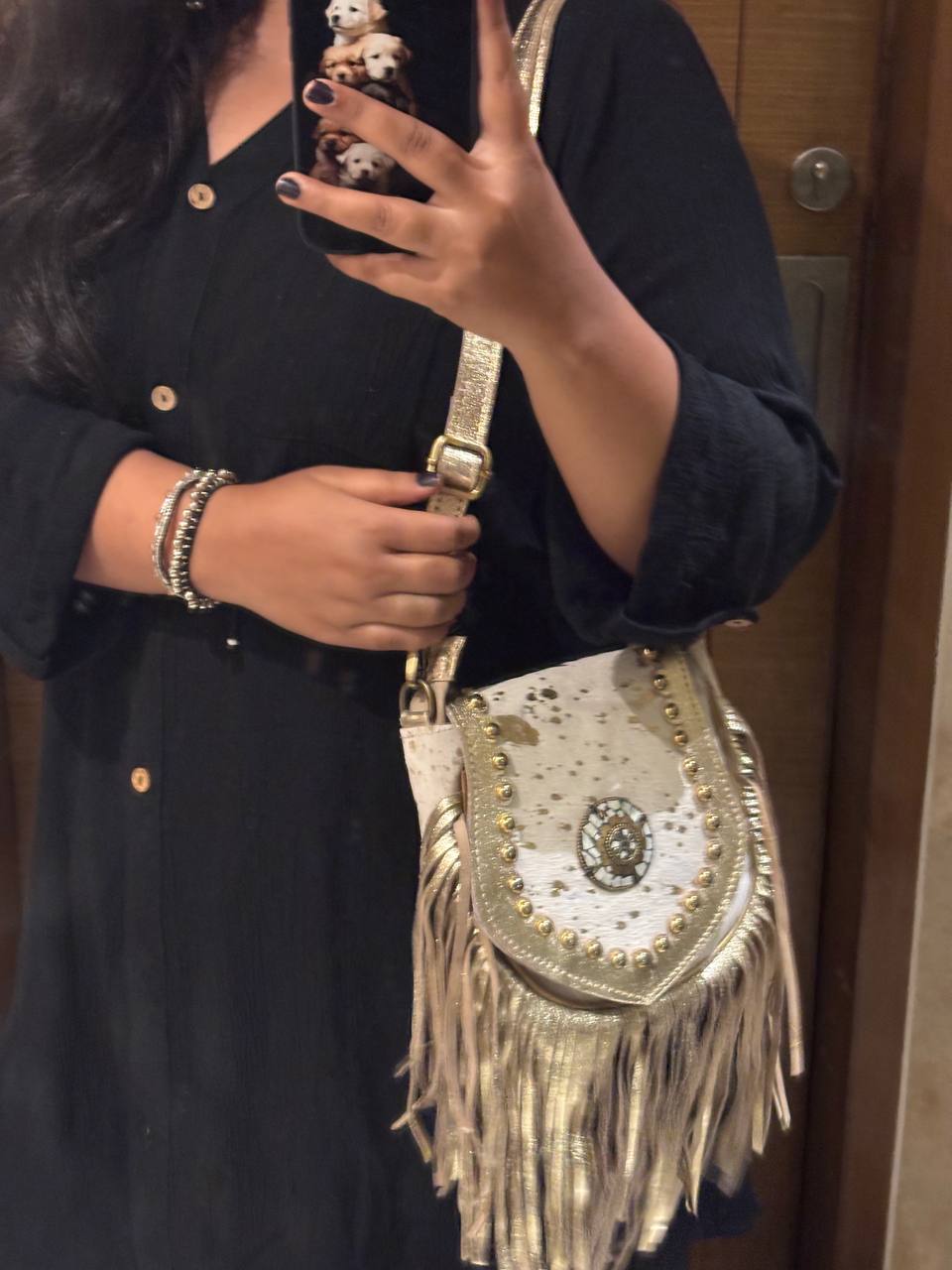Tassels sling bag