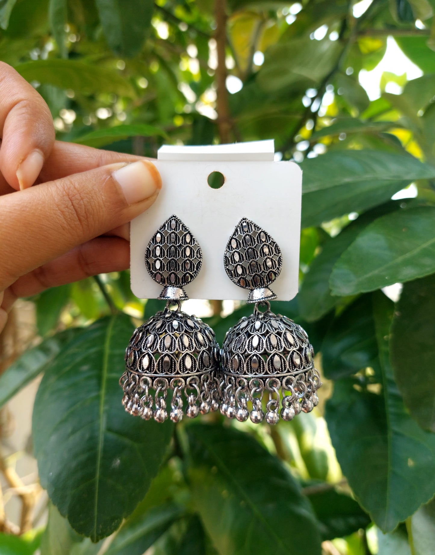 Oxidized jhumki