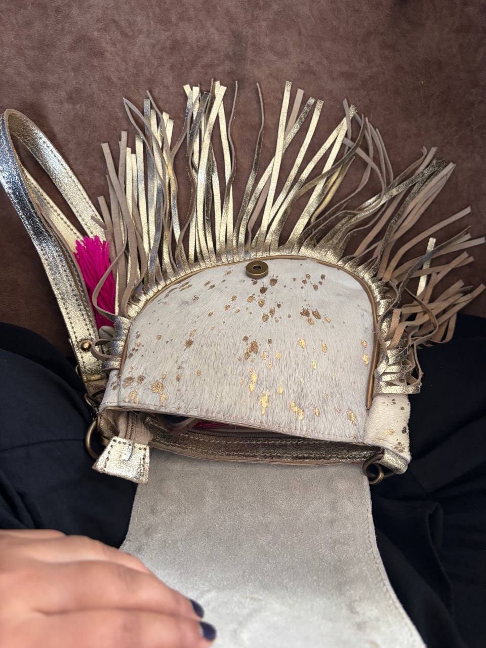 Tassels sling bag