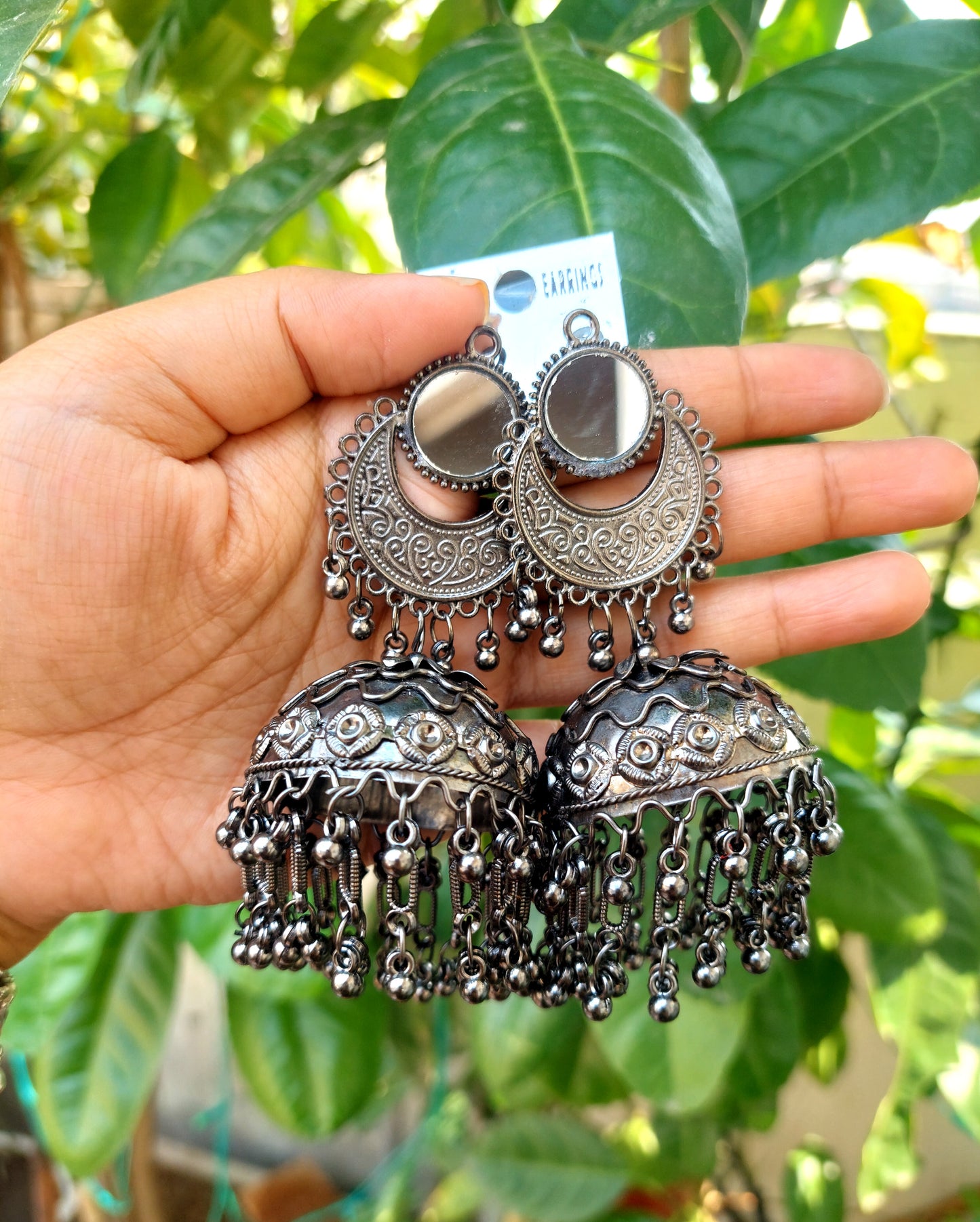 Oxidized jhumka