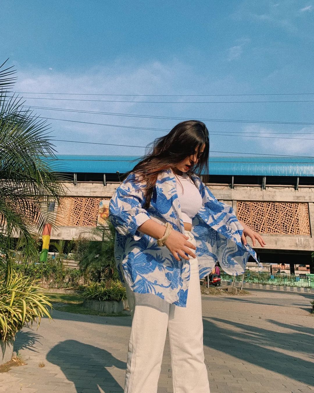 Breezy oversized shirt