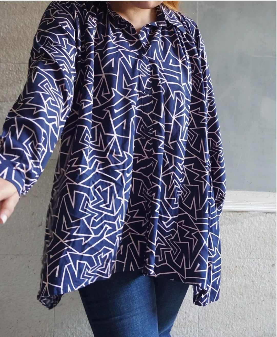 ZIGZAG oversized shirt