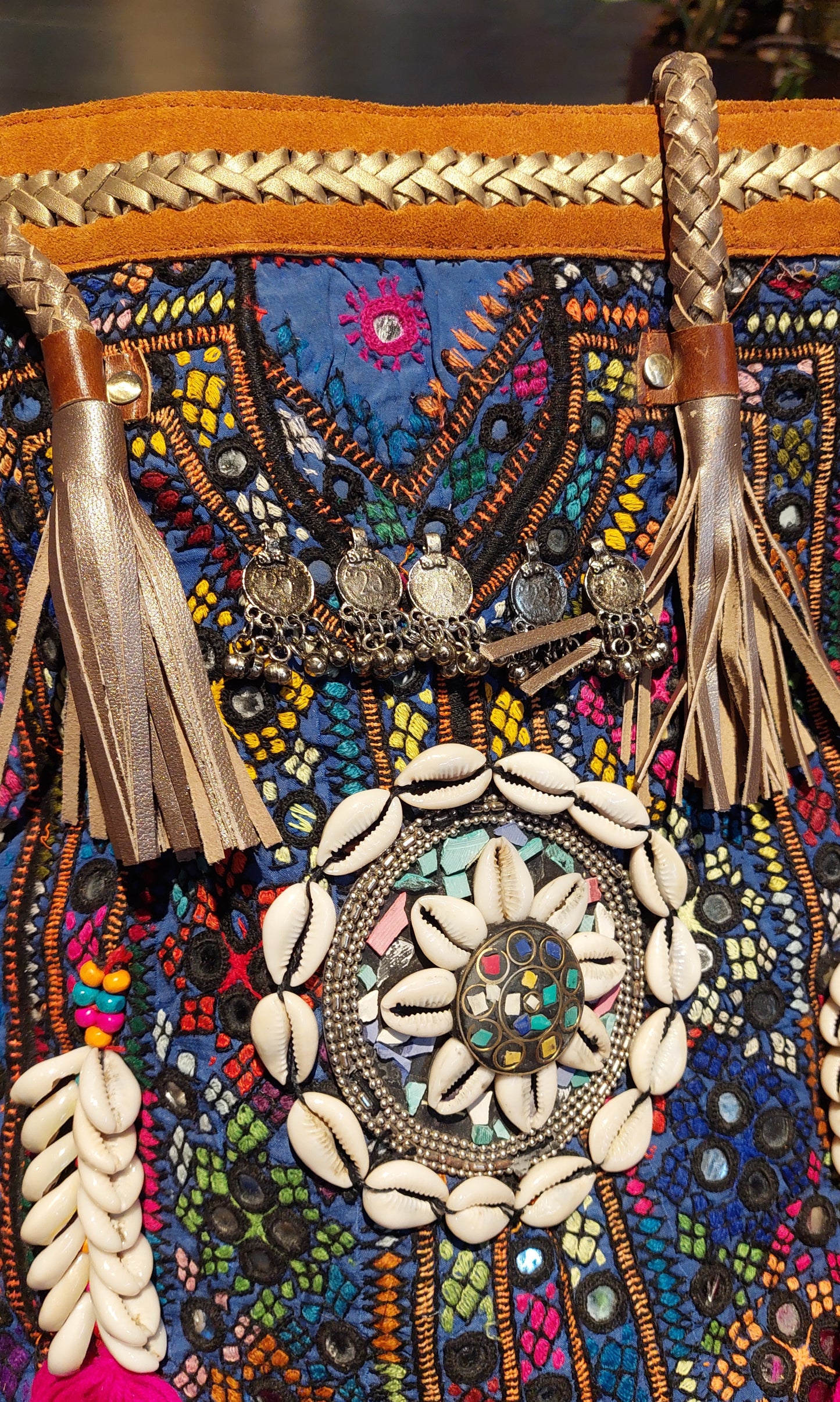A. Boho tote bag