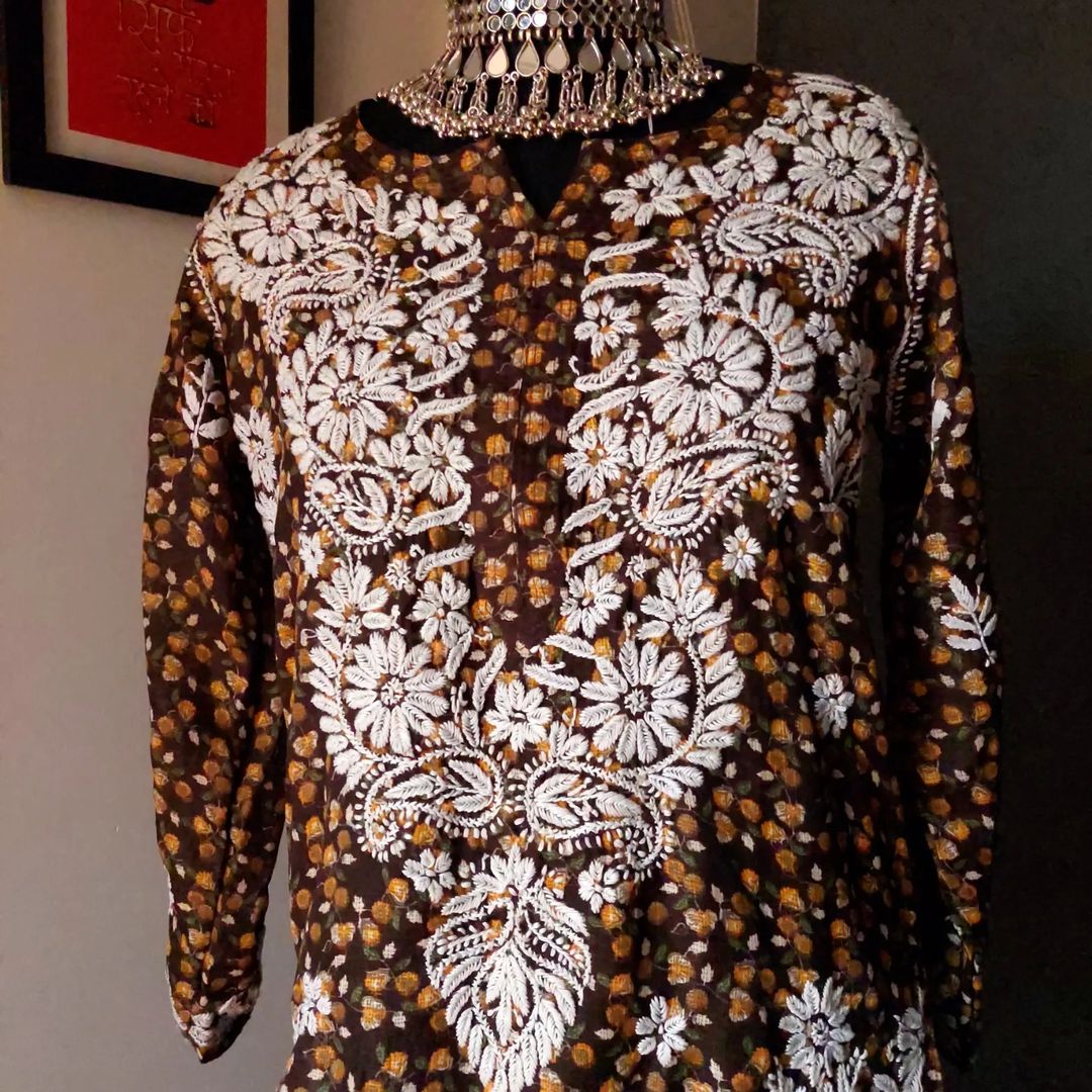 Chikankari kurti (kota)