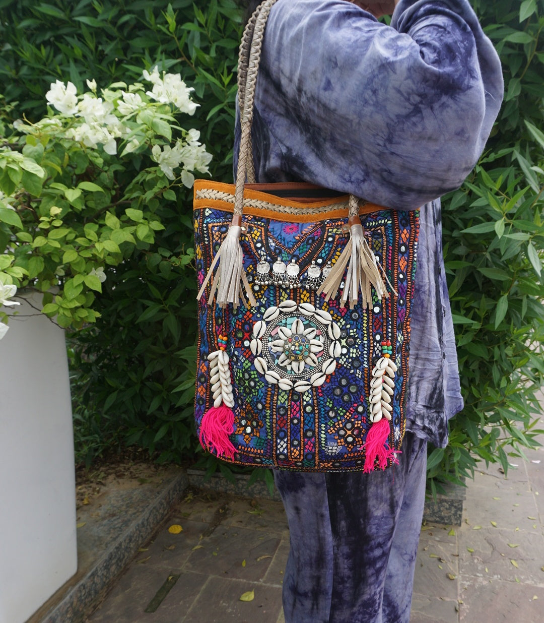A. Boho tote bag