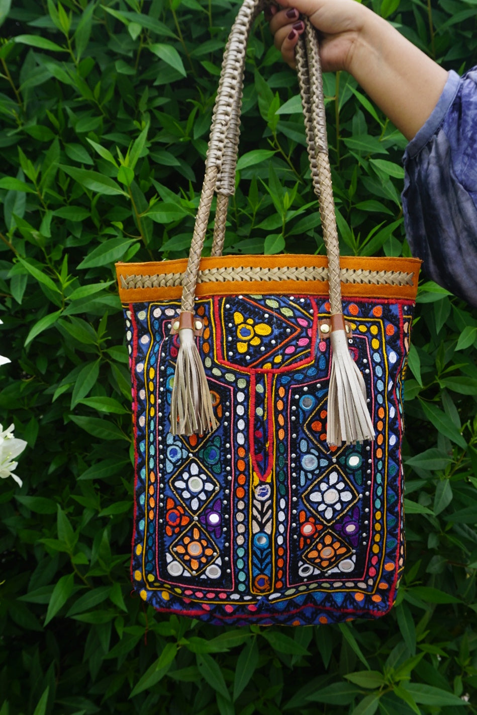 A. Boho tote bag