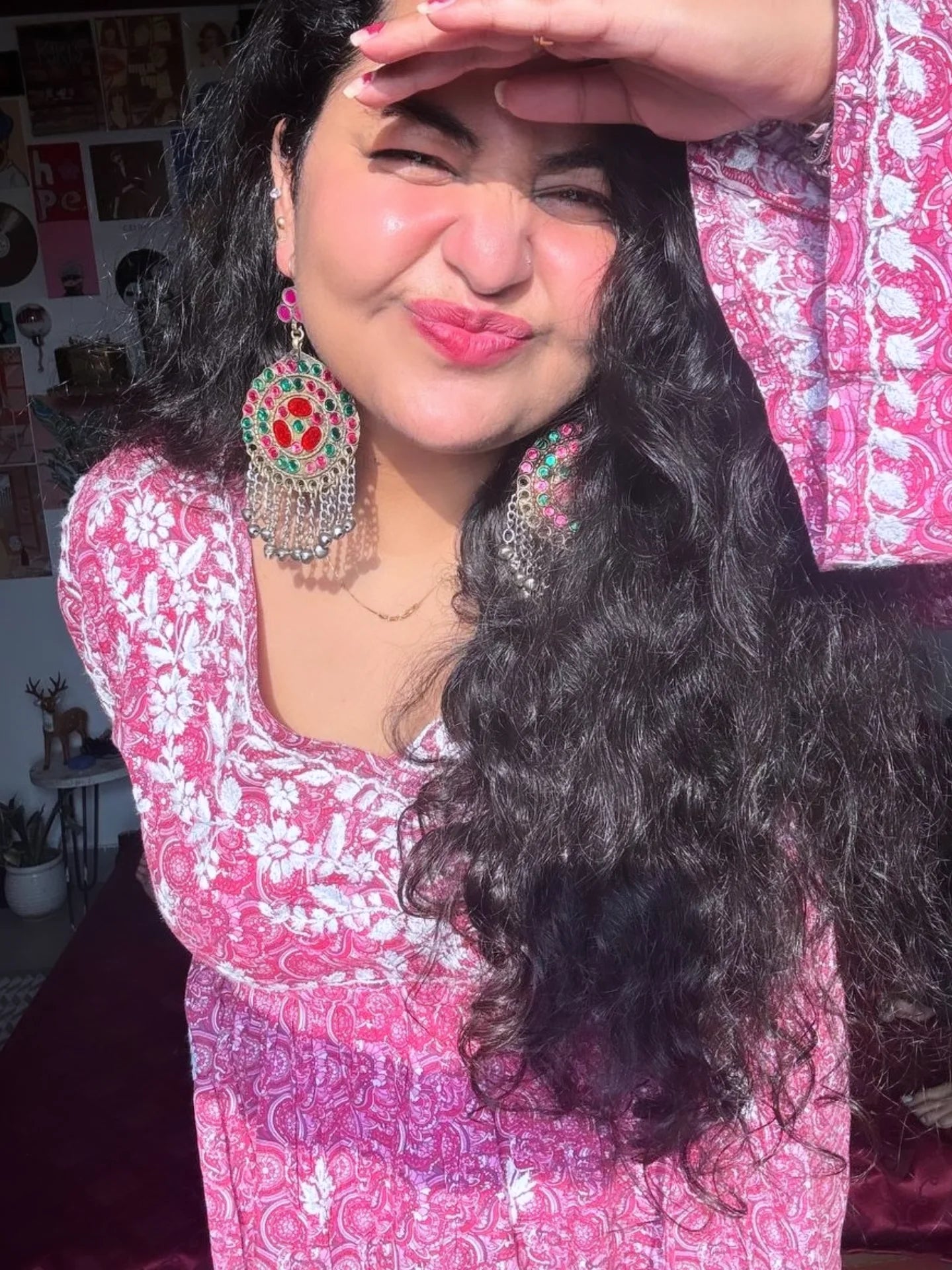 Angrakha chikankari kurti