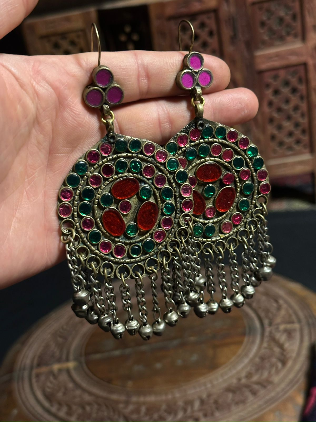 Afghan earrings