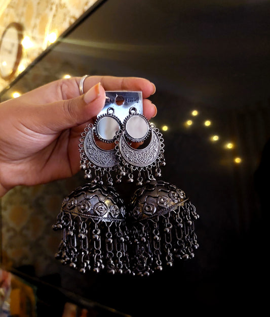 Oxidized jhumka