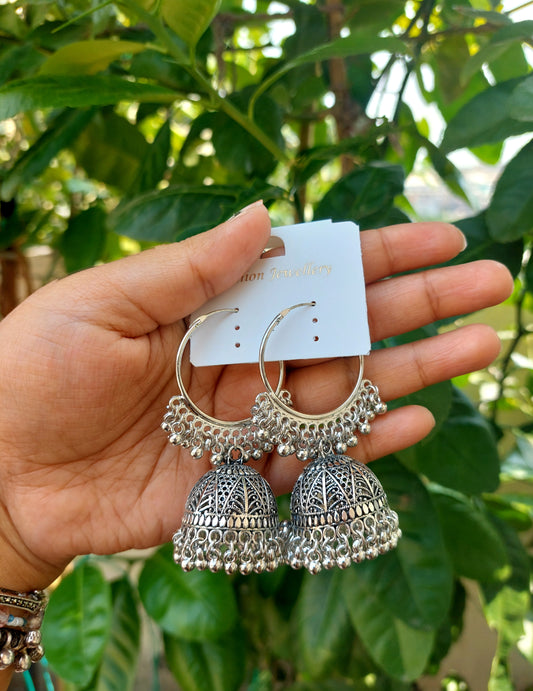 Oxidized jhumka