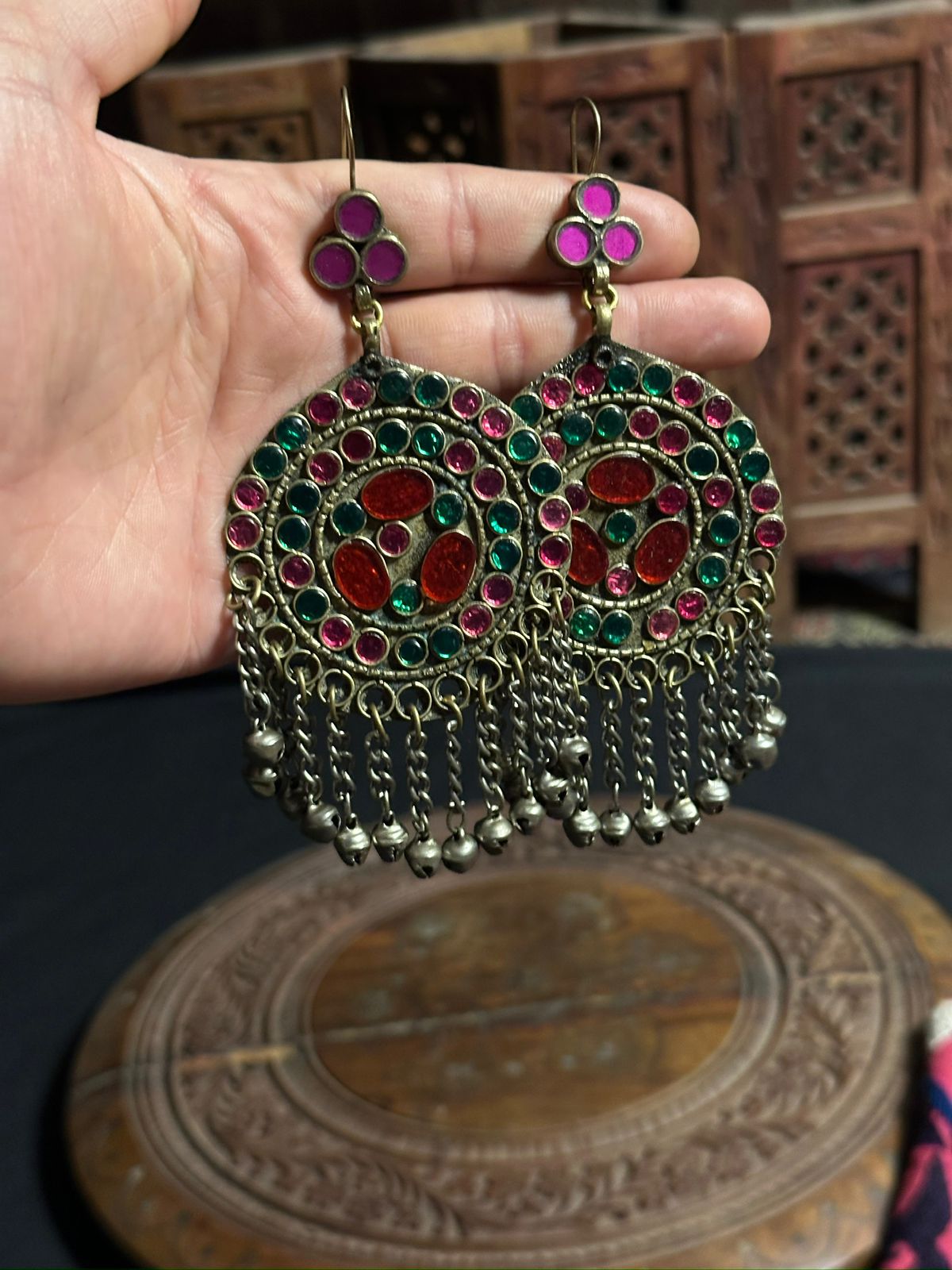Afghan earrings