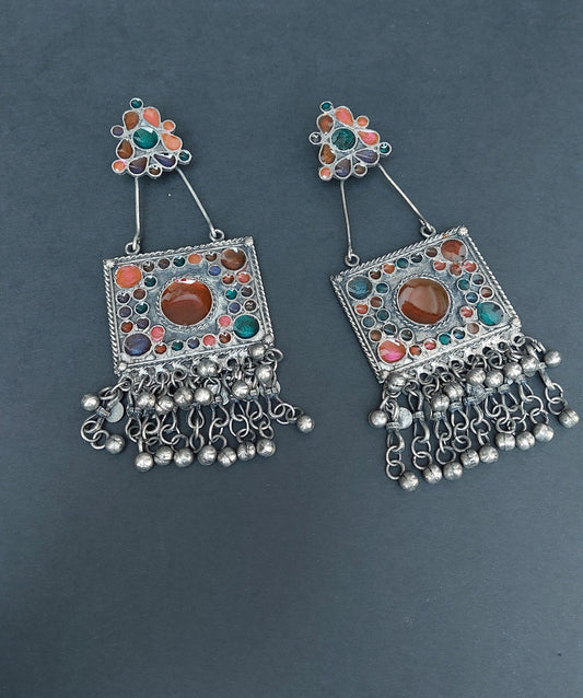 Oxidized earrings